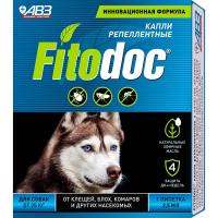 Капли FITODOC д/собак от 25кг п/блох и п/клещей 5шт/AB1762