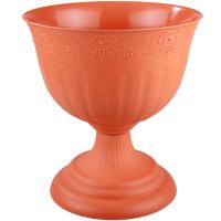 Вазон на ножке 18л Венеция коричневый М3133