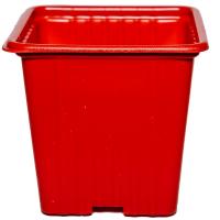 Рассадник 0,21л КВ7М красный 7*7*6,5см лист 0,8 / 3300шт/РС