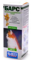 Спрей Барс п/блох и п/клещей д/кошек 100мл/18шт/AB773/ВЗ