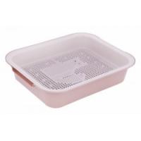 Туалет для кошек с сеткой бежевый Туалет для кошек с сеткой бежевый