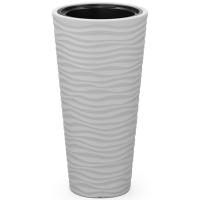 Кашпо Оазис 63л серый со вставкой/ М8082 Кашпо Оазис 63л серый со вставкой/ М8082