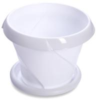 Кашпо "Флориана" 2,8л белый Д215 С386БЕЛ