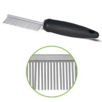 Расческа редкая с метал.зубьями 18см/ТК9620/Евро