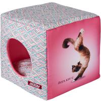 Лежанка Куб Йога Кэтс №2 розовый/Ксоди Лежанка Куб Йога Кэтс №2 розовый/Ксоди