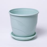 Цветочный горшок Венеция 2л мятный с поддоном