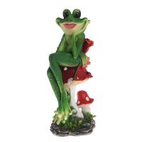 Фигура Лягушка на поганке L18W16H39см 123495/F338