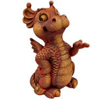 Фигура Дракончик Шика 48см Ф266зел 