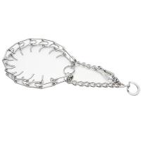 Ошейник строгий быстросъемный с резиновыми наконечниками хром 4мм*65см/26465402/Каскад Ошейник строгий быстросъемный с резиновыми наконечниками хром 4мм*65см/26465402/Каскад