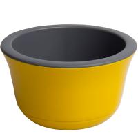 Кашпо Омега 8л медовый/антрацит ОМ30-34