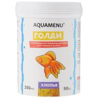 Рыбы банка Аква меню Голди 250мл 50гр/32шт/