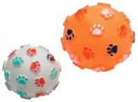 Игрушка с Мяч Лапки из винила с рисунком 7,5см/ISJ1013/С5770/ЗР