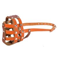 Намордник для собак кожа №0 25-6,5см Намордник для собак кожа №0 25-6,5см