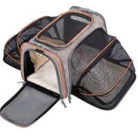 Переноска-трансформер S 40х25х25см СП-144 серо-оранжевый