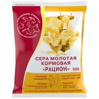 Сера молотая кормовая Рацион 500гр Сера молотая кормовая Рацион 500гр