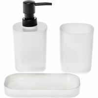 Набор д/ванной Basic (дозатор д/мыла,стакан д/зубных щеток,мыльница) 77014 /12шт/HQ