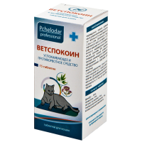 РЕЦЕПТ Ветспокоин д/кошек 15 таблеток/15шт/1081/Агробиопром