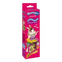 Лакомство д/грыз Палочки Зверюшки д/кроликов Луговые травы+Кукуруза 2шт/5шт/700/Зоомир