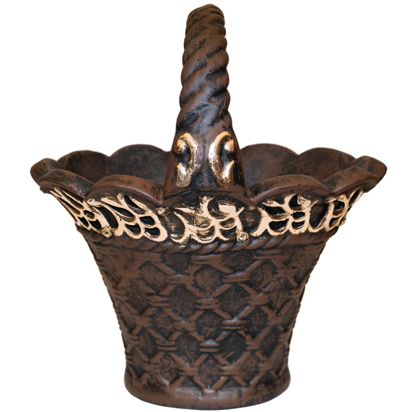 Фигура Корзина с цветами пластик ПИ-131