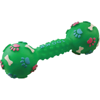 Игрушка для собак средних пород Гантель 100КГ виниловая 13см С2823 Игрушка для собак средних пород Гантель 100КГ виниловая 13см С2823