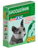 Ошейники Доктор ZOO БИО зеленый д/кош и мелк.собак 35см/6шт ШБ/ZR0923/ЗР