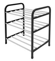 Этажерка для обуви 3-х ярусная 440х330х500 серый  ЭТЭ1/С