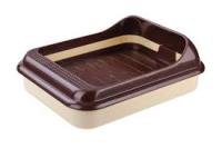 Туалет д/кошек Верный друг глубокий полный комплект слоновая кость/14шт/М6415