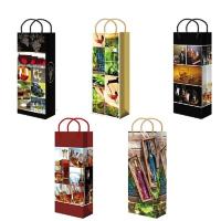 ПБР03908 Пакет подарочный 12*36 микс ламинированный с шнуром /шт/