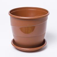Цветочный горшок Венеция 2л терракотовый с поддоном