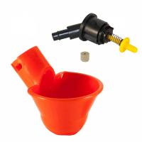 Ниппельная поилка микрочашечная с рез. клапаном без гребешком ПП-01-01 Ниппельная поилка микрочашечная с рез. клапаном без гребешком ПП-01-01