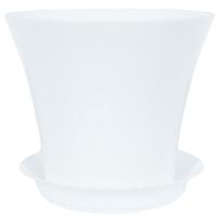 Кашпо Сити 0,7л белый С11-10 Кашпо Сити 0,7л белый С11-10