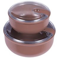 Емкость д/прод. Милан (0,75+1,8л) какао А116 /24шт/Арз