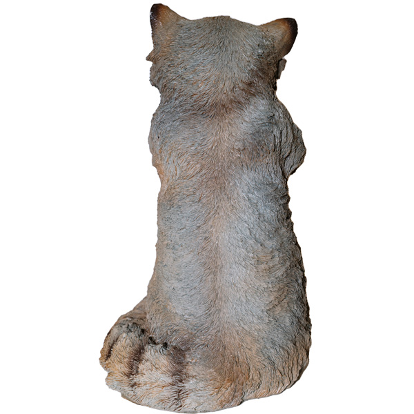 Фигура Енот сидячий маленький 26*18см 12827
