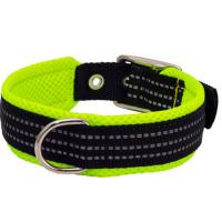Ошейник нейлон 25мм с мягкой подкладкой 39-45см зеленый/41120001-05/Каскад Ошейник нейлон 25мм с мягкой подкладкой 39-45см зеленый/41120001-05/Каскад