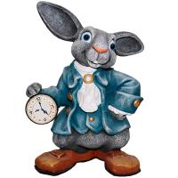 Фигура Кролик ТикТак серый 40см Ф326сер