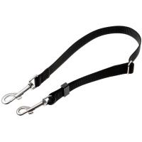 Удлинитель для поводка 20мм 50см-80см черный/металл 73-2891/Пет Лайн Удлинитель для поводка 20мм 50см-80см черный/металл 73-2891/Пет Лайн