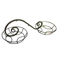 Подставка Настенная РЗДИ Волна на 2 горшка ,бронза Подставка Настенная РЗДИ Волна на 2 горшка ,бронза