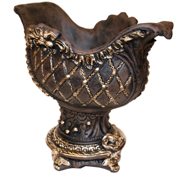 Фигура Ваза Бусинка бронза пластик 28*34*21см ПИ-126