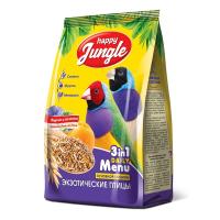 Птицы Хэппи Джангл д/экзотических птиц стандарт 500гр/18шт/J108