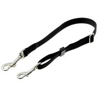 Удлинитель для поводка 15мм 50см-80см черный/металл 73-2889/Пет Лайн Удлинитель для поводка 15мм 50см-80см черный/металл 73-2889/Пет Лайн