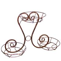 Подставка Настенная РЗДИ Лира на 3 горшка,медь Подставка Настенная РЗДИ Лира на 3 горшка,медь