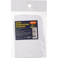 Набор шпателей кондитерских (3шт) полипропилен 107695 /600шт/ Mallony