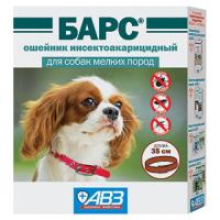 Ошейники Барс д/мелких собак п/блох и п/клещей 35см/10шт/60шт/АВ729/ВЗ