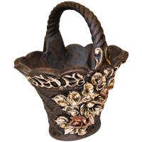 Фигура Корзина с цветами пластик ПИ-131
