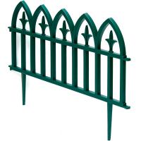 Забор декор. Кованый цветок 3м*30см 5-ти секцион. зеленый/PROTEX