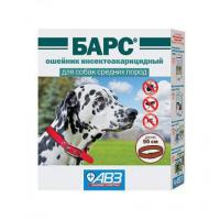 Ошейники Барс д/средних собак п/блох и п/клещей 50см/10шт/60шт/АВ730/ВЗ