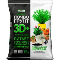 Грунт Гера 3D+ универсальный 75л 1шт