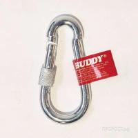 Карабин альпинистский с муфтой 9*90мм Карабин альпинистский с муфтой 9*90мм