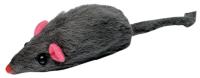 Игрушка для кошек Мышь серая с коротким мехом 5см