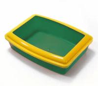 Туалет д/кошек ВАКА глубокий с бортиком зеленый/53945/10шт/Биосфера